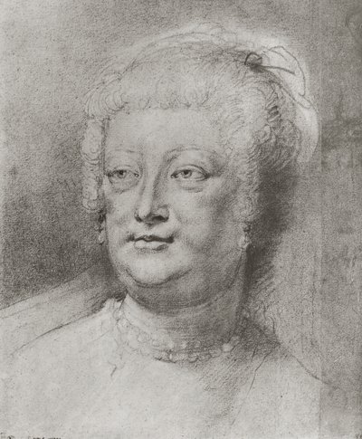 Portrait of Marie de Medici by Peter Paul Rubens